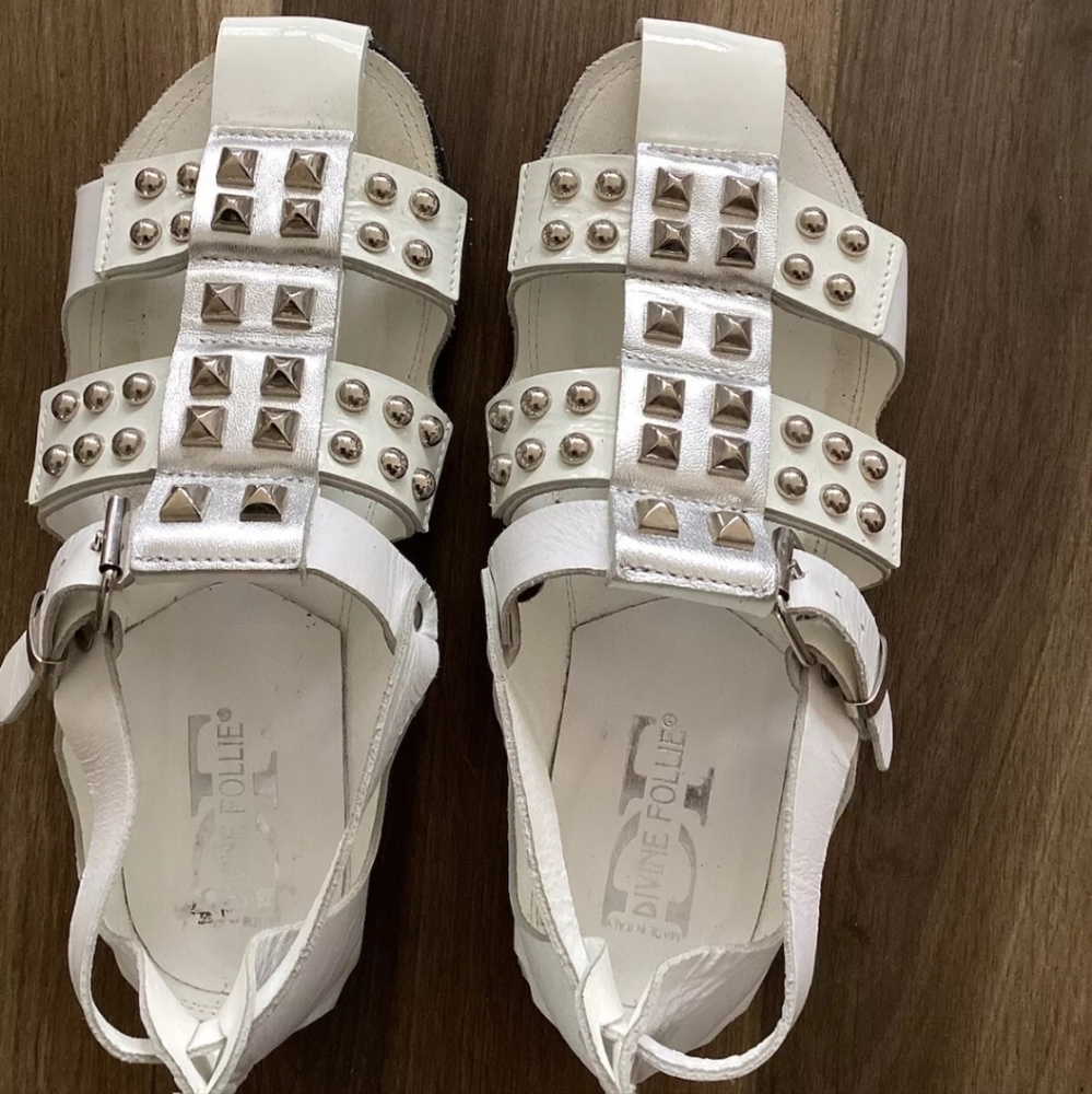 Devine Follie Flat Fisherman Sandals, Size 8, Pre Owned